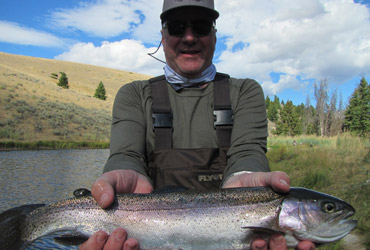 Wild Adventure fishing rainbow trout